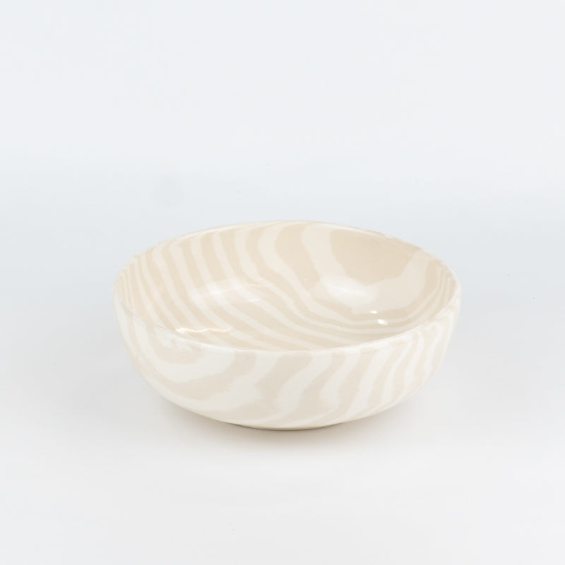 Oatmeal & White Marble Cereal Bowl